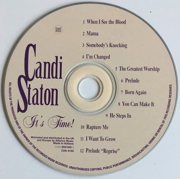 Candi Staton : It's Time! (CD, Album)