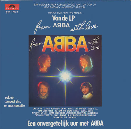 ABBA : Thank You For The Music (7", Single)