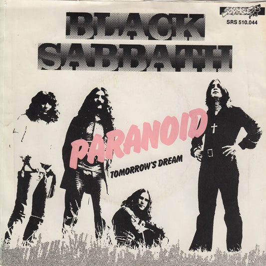 Black Sabbath : Paranoid (7", Single, RE)