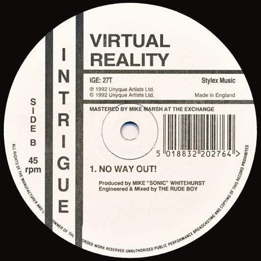 Virtual Reality (12) : Time 4 Change / No Way Out! (12")