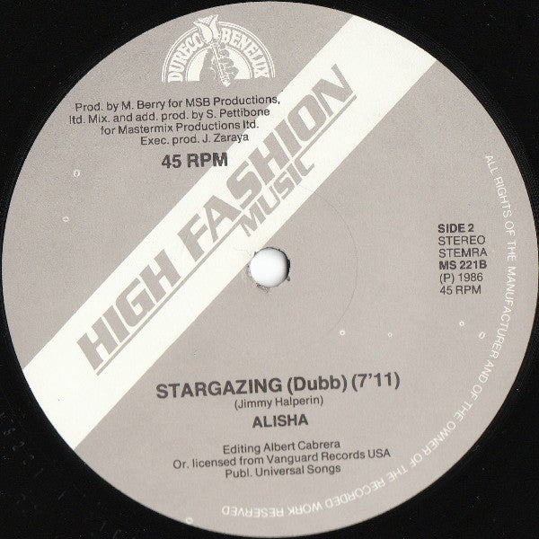 Alisha : Stargazing (12")
