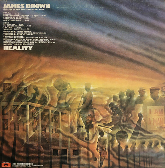 James Brown : Reality (LP, Album, Pre)