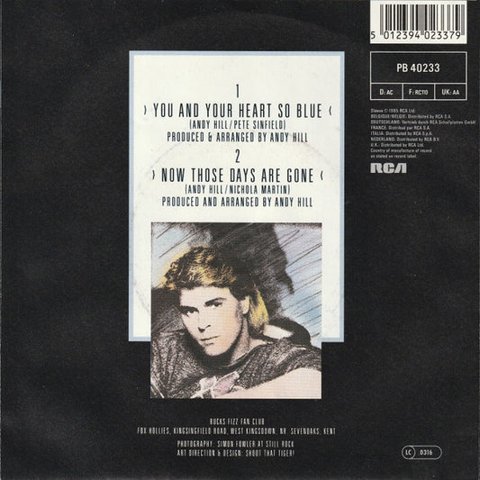 Bucks Fizz : You And Your Heart So Blue (7", Single)