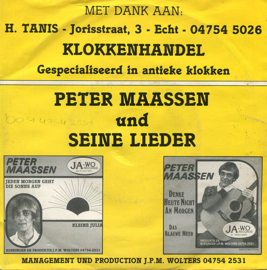 Peter Maassen (2) : Eine Gitarre 1000 Illusionen (7")