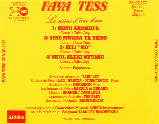 Faya Tess par le Tabu Ley Rochereau et Orchestre Afrisa L'International : Moto Akokufa (CD)
