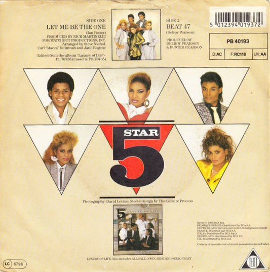 Five Star : Let Me Be The One (7", Single)