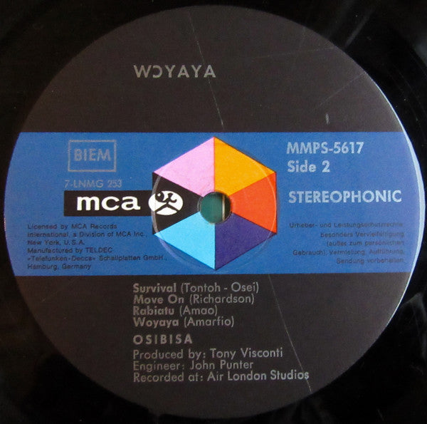 Osibisa : Woyaya (LP, Album, Gat)