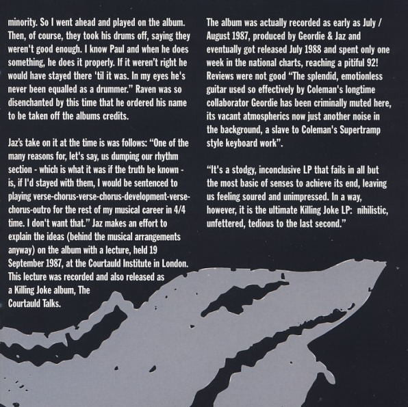 Killing Joke : Outside The Gate (CD, Album, RE, RM, Med)