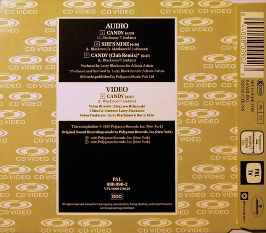 Cameo : Candy (CDV, 5", Single, Comp, PAL)