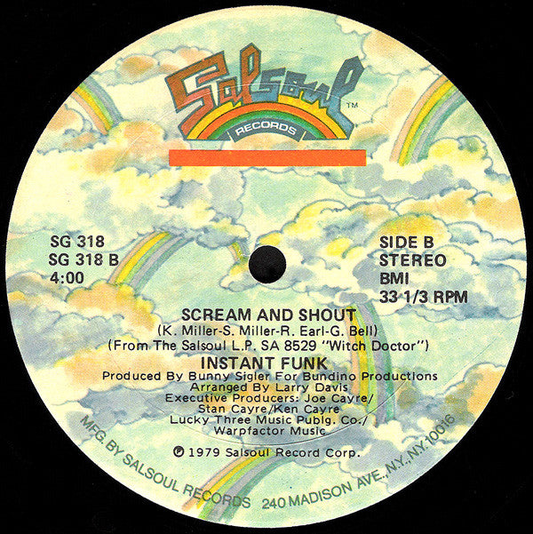 Instant Funk : Bodyshine (12", Gol)