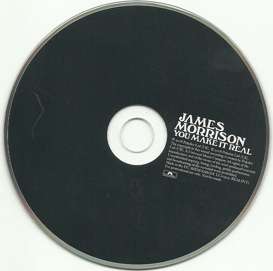 James Morrison (2) : You Make It Real (CD, Single, Promo)