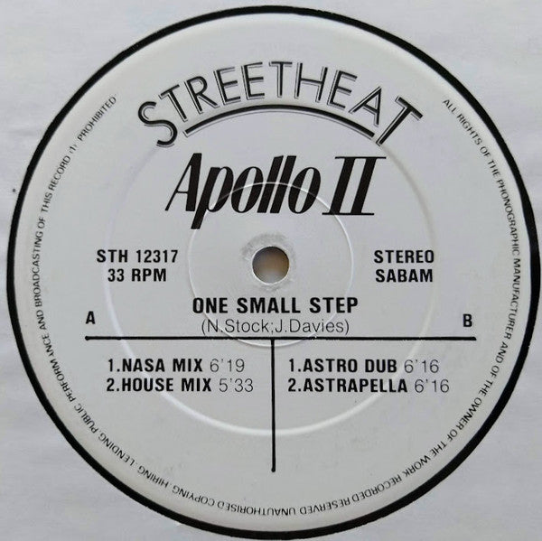 Apollo II : One Small Step (12")