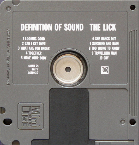 Definition Of Sound : The Lick (MD, Album)