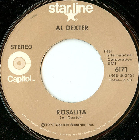 Al Dexter : Pistol Packin' Mama (7")