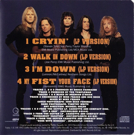 Aerosmith : Cryin' (CD, Single)