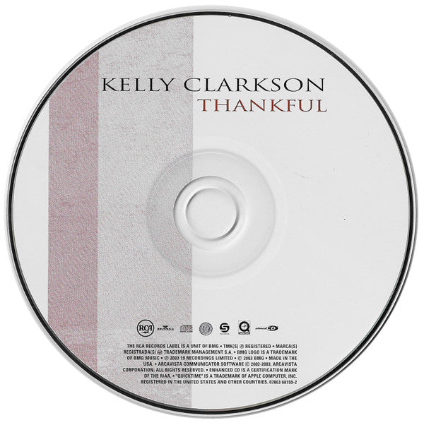 Kelly Clarkson : Thankful (CD, Album, Enh)