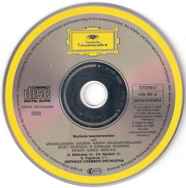 Orpheus Chamber Orchestra : Muzikale Meesterwerken (CD, Comp)
