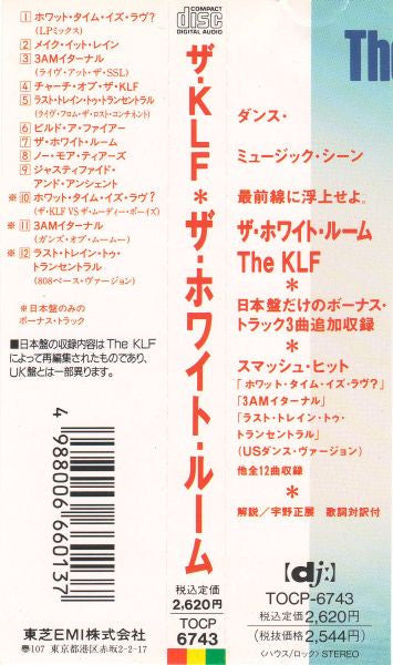 The KLF : The White Room (CD, Album)