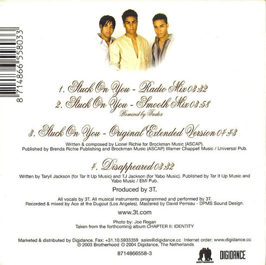 3T : Stuck On You (CD, Single)