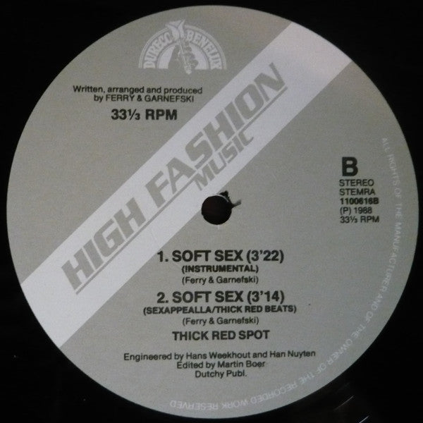 Thick Red Spot : Soft Sex (12")
