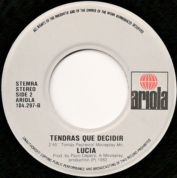 Lucía : 'El' (7", Single)
