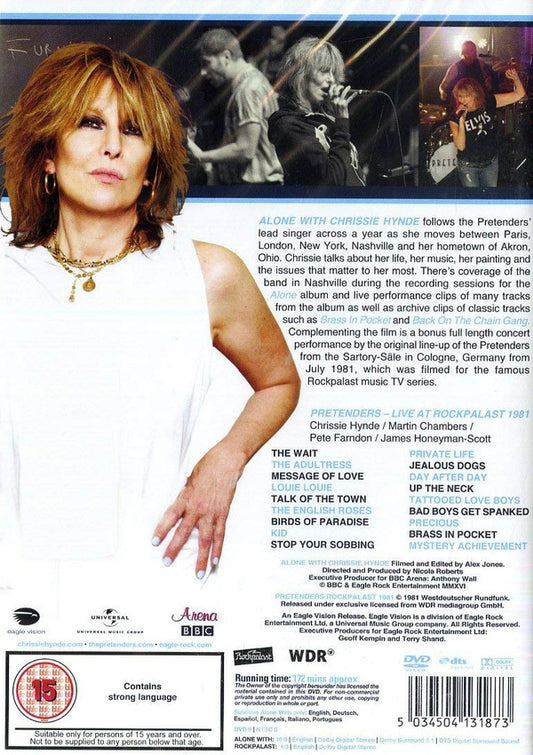 Chrissie Hynde, The Pretenders : Alone With Chrissie Hynde (DVD-V)