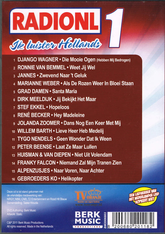 Various : RadioNL 1 (DVD-V, Comp)
