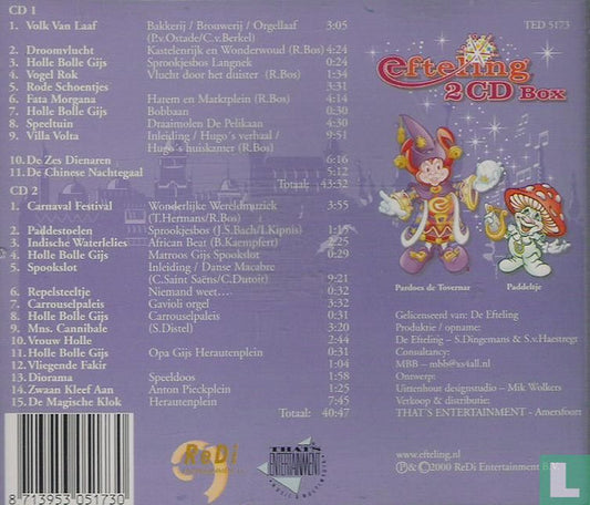 Various : Efteling 2CD Box (De Mooiste Muziek Uit De Efteling) (2xCD, Comp)