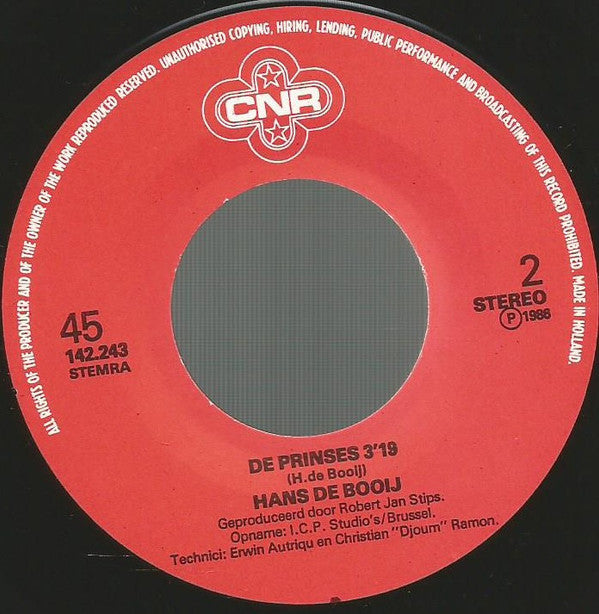 Hans de Booij* : Alle Vrouwen (7", Single)