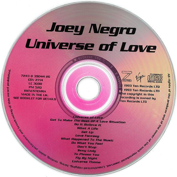 Joey Negro : Universe Of Love (CD, Album)