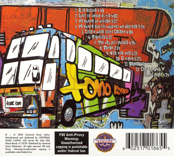 Toño Rosario : En Vivo El Original (CD, Album)