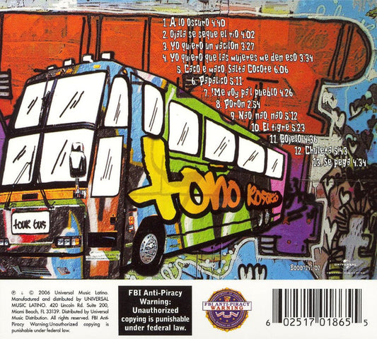 Toño Rosario : En Vivo El Original (CD, Album)