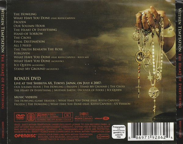 Within Temptation : The Heart Of Everything (CD, Album, Enh + DVD-V, PAL)