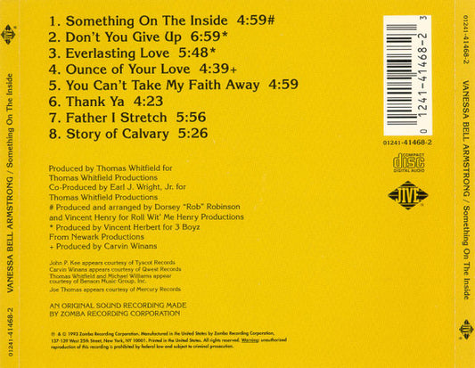 Vanessa Bell Armstrong : Something On The Inside (CD, Album)
