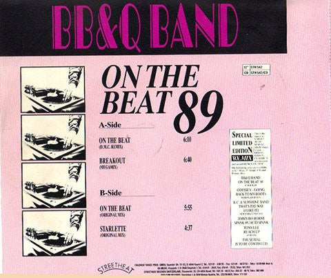 The Brooklyn, Bronx & Queens Band : On The Beat 89 (Special Limited Edition Remix) (CD, Maxi, Ltd)