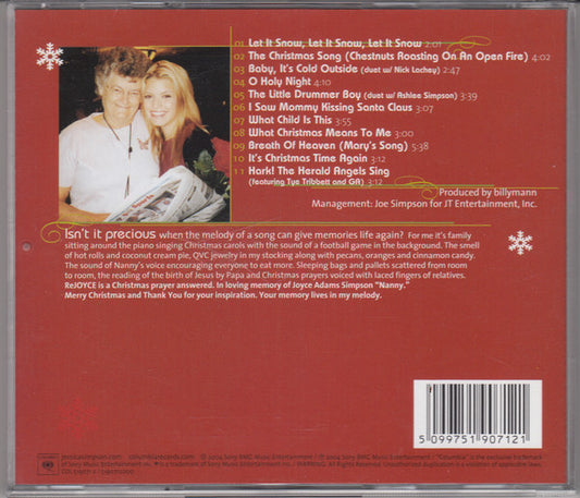 Jessica Simpson : Rejoyce: The Christmas Album (CD, Album)