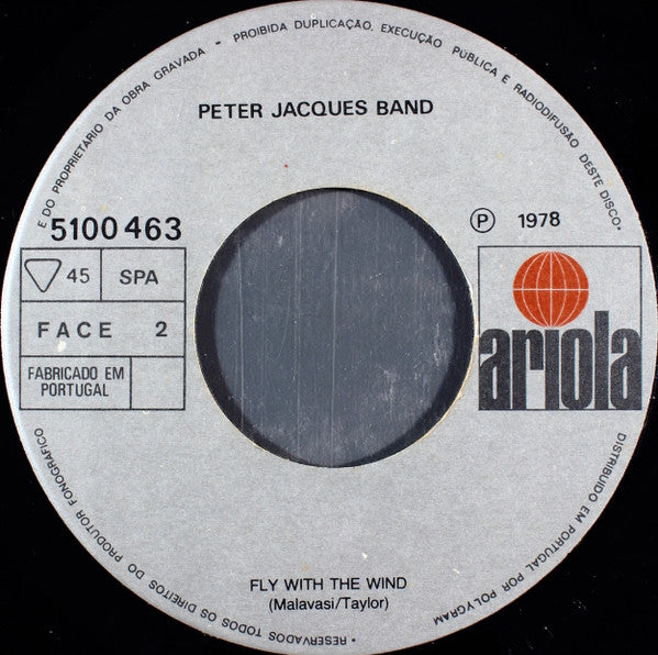 Peter Jacques Band : Walking On Music (7")