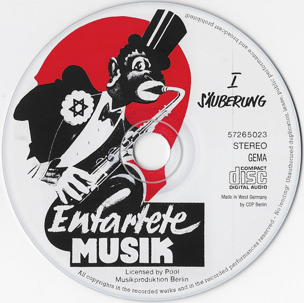 Various : Entartete Musik (Eine Tondokumentation Zur Düsseldorfer Ausstellung Von 1938) (4xCD, Comp)