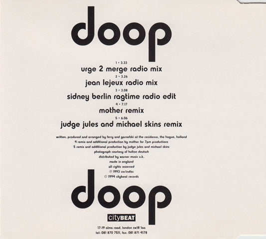 Doop : Doop (CD, Single)