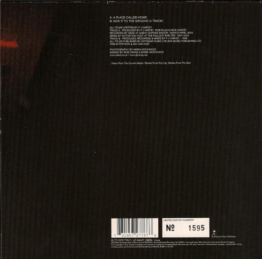 PJ Harvey : A Place Called Home (7", Single, Ltd, Num)