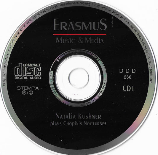 Natalia Kushner : Plays Chopin's Nocturnes (Original Versions) (2xCD, Album)