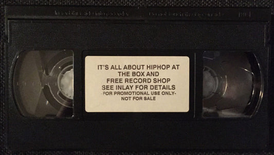 Various : It's All About Hiphop At The Box & Free Record Shop (VHS, Promo)