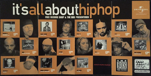 Various : It's All About Hiphop At The Box & Free Record Shop (VHS, Promo)