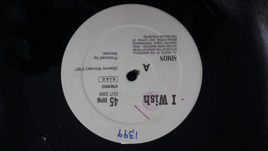 Simon (27) : I Wish (12")