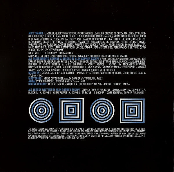 Alex Gopher : You, My Baby & I (CD, Album)