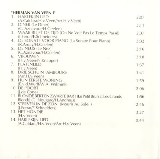 Herman van Veen : Herman van Veen I & II (CD, Comp)