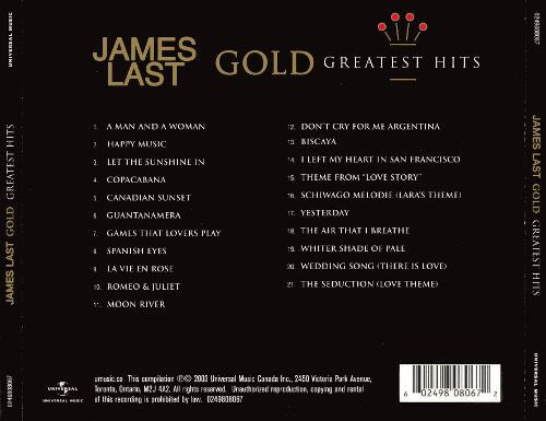 James Last : Gold Greatest Hits (CD, Comp)
