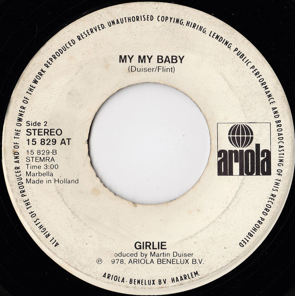 Girlie : Andy (For Love It Takes Two) (7", Single, Whi)