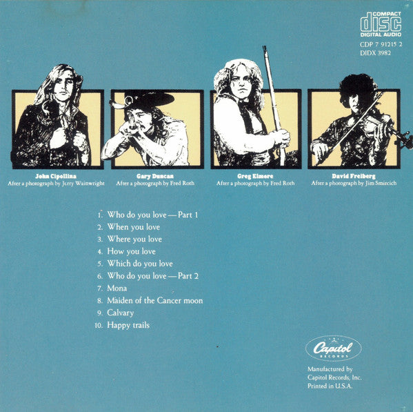 Quicksilver Messenger Service : Happy Trails (CD, Album, RE)