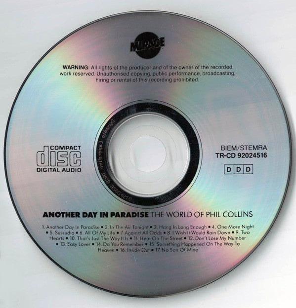 The Gary Tesca Orchestra : Another Day In Paradise: the world of Phil Collins (CD, Album)